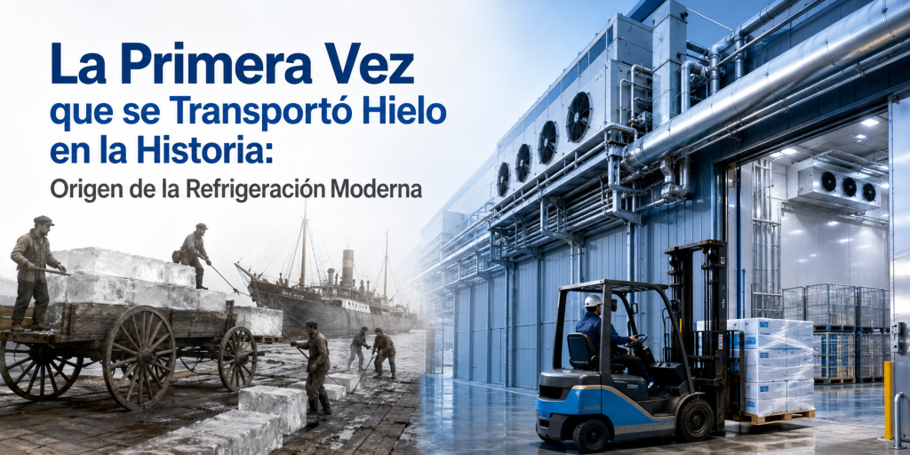 La Primera Vez que se Transportó Hielo en la Historia Origen de la Refrigeración Moderna